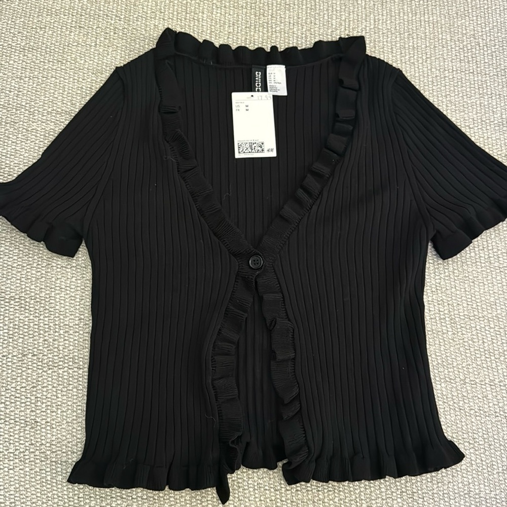 H&M Short Sleeve Cardigan